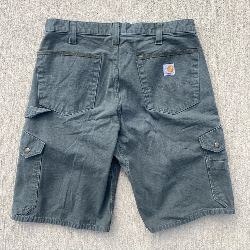 COPY - Carhartt Men's Green Cargo Shorts